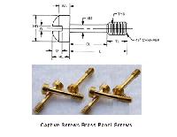 Captive Screws Brass Panel Screws